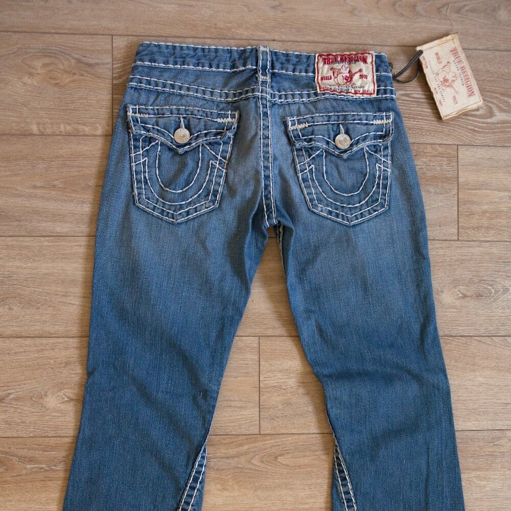 True Religion Early 2000s Big Stitch Jeans Y2K